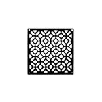 Grille de ventilation des chemines fonte noir 200 x 200 mm autogyre