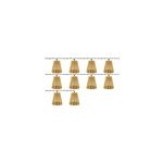 Guirlandes lumineuses extrieur led  nergie solaire 10 lumires ip44 0. 06 w blanc chaud l. 9, 4 x ...