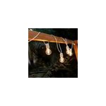Guirlande lumineuse solaire d'extrieur rechargeable allegra cble blanc ip44 35lm 3w 8m newgarden