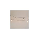 Guirlande solaire led chill lilttle garden 12 lumières e27 600lm 1w 10m noir Guirlande solaire led chill lilttle garden 12 lumières e27 600lm 1w 10m noir