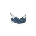 Hamac suspendu traditionnel kocon anthracite  franges 340 x 140 cm jobek