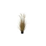 Herbe panache dogtail artificiel en pot vert 35 x h. 92 cm