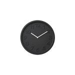 Horloge murale design noir 30 x ep. 4, 5cm