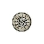 Horloge murale ronde métal usé grise Ø. 46 cm Horloge murale ronde métal usé grise Ø. 46 cm