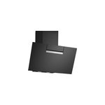 Hotte incline connecte en verre noir bosch dwk87fn60, 80 cm