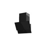 Hotte incline plasmasense goodhome ghag60 en verre noir