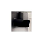 Hotte inclin�e en verre noir l. 90 cm shire elica