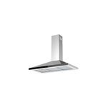 Hotte trapze cooke & lewis ghch90lkss 90 cm inox