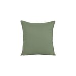 Housse de coussin 100% coton hiva vert kaki clair l. 45 x h. 45cm goodhome