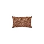 Housse de coussin en coton l�opard l. 50 x l. 30cm ornami