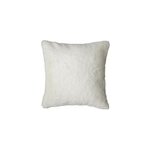 Housse de coussin effet fourrure bolu blanc l. 45 x h. 45cm goodhome Housse de coussin effet fourrure bolu blanc l. 45 x h. 45cm goodhome