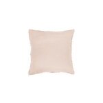 Housse de coussin effet gaz de coton beige rose l. 45 x l. 45cm goodhome