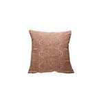Housse de coussin imprimé ethnique rouge et blanc l. 45 x l. 45cm deko & co Housse de coussin imprimé ethnique rouge et blanc l. 45 x l. 45cm deko & co