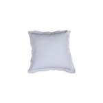 Housse de coussin en lin ambala blanc l. 45 x h. 45cm goodhome