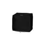 Housse de protection plancha et barbecue xl noir sur chariot le marquier