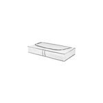 Housse de rangement extra - plate compactor blanc l. 108 x h. 15 x p. 45 cm