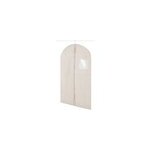 Housse de rangement pour v�tement compactor nancy beige h. 100 x l. 60 cm