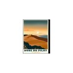 Image encadre dune du pilat dada art cadre noir 30x40 cm