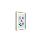 Image encadre piscine boues l. 30 x h. 40 cm