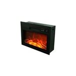 Insert à bois effet flamme goodhome 1800w noir Insert à bois effet flamme goodhome 1800w noir