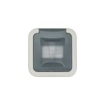 Interrupteur automatique �tanche en saillie jacobsen malinn blanc complet