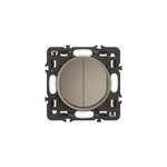 Interrupteur double va - et - vient legrand céliane titanium Interrupteur double va - et - vient legrand céliane titanium