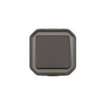 Interrupteur va - et - vient complet saillie legrand plexo anthracite