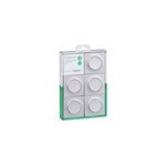 Interrupteur va - et - vient complet schneider electric odace aluminium, lot de 5