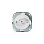 Interrupteur va - et - vient fontini garby porcelaine blanche, manette blanche
