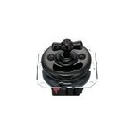 Interrupteur va - et - vient fontini garby porcelaine noire, manette noire