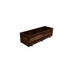 Jardini�re bois 120 x 40 x h. 35 cm accent