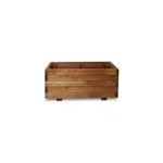 Jardinière bois blooma bopha marron 80 x 40 x h. 35 cm Jardinière bois blooma bopha marron 80 x 40 x h. 35 cm