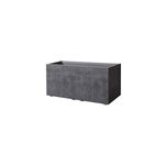 Jardinière muret millennium deroma anthracite 79 x 39, 5 cm Jardinière muret millennium deroma anthracite 79 x 39, 5 cm