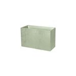 Jardini�re vert amande l. 99, 5 x l. 39, 5 x h. 39, 5 x p. 9, 95cm poetic basalt