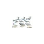 Jeu de 3 fixations rglables pour radiateur acier  panneau sans trier somatherm for you