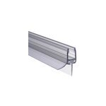Joint d'tanchit bas horizontal pour portes de douche pivotantes, 100 cm, transparent pour verre 6 ...