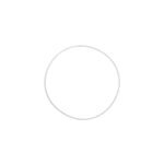 Joint de protection rond pour pieds de tabouret goodhome blanc