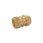 Jonction égal bicône à bague laiton pour tube cuivre Ø16 Jonction égal bicône à bague laiton pour tube cuivre Ø16