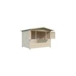 Kiosque de jardin marian palmako bois surface totale 6, 2m