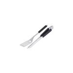 Kit de 2 accessoires pour barbecue (pince, spatule) acier inoxydable avec manche soft touch somagic