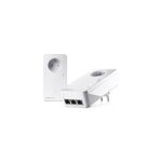 Kit de 2 adaptateurs cpl 2400 mbits, magic 2 lan triple, avec 3 ports ethernet Kit de 2 adaptateurs cpl 2400 mbits, magic 2 lan triple, avec 3 ports ethernet