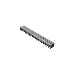 Kit de 3 caniveaux à grille en acier galvanisé l. 1m x12 x 92 mm fitt Kit de 3 caniveaux à grille en acier galvanisé l. 1m x12 x 92 mm fitt