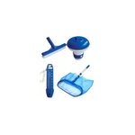 Kit 5 accessoires de piscine en bleu