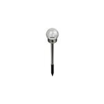 Kit 6 spots piquet pour jardin solaire 10cm ip44 blanc froid argent Kit 6 spots piquet pour jardin solaire 10cm ip44 blanc froid argent