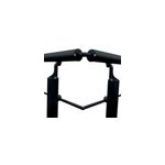 Kit d'angle de rampe d'escalier fortia noir