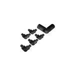 Kit angle variable pour tubes et main courante prestio noir ral9005 kordo Kit angle variable pour tubes et main courante prestio noir ral9005 kordo