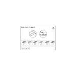 Kit de connexion gris pour pergolas canopia by palram