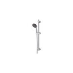 Kit de douche sans robinetterie avec douchette 1 jet + flexible + barre r�glable, chrome, grohe vitalio ...