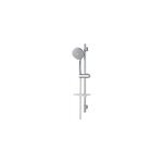 Kit de douche sans robinetterie avec douchette 1 jet + porte savon + flexible + barre réglable, chrome, ... Kit de douche sans robinetterie avec douchette 1 jet + porte savon + flexible + barre réglable, chrome, ...