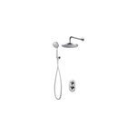 Kit de douche thermostatique à encastrer chrome goodhome cavally Kit de douche thermostatique à encastrer chrome goodhome cavally